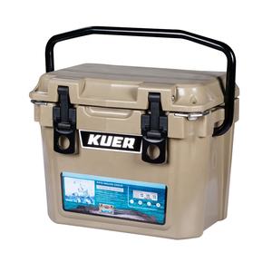 10qt Wholesale Plastic Food Grade Cooler Long-Lasting Insulation Ice Chest Cooler Securely Sealed Castrol Beer Cooler Box