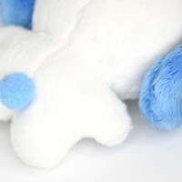 Peluches interactives promotionnelles en gros, chien bleu en peluche, 10 cm, petite taille, jouet animal en peluche chiot