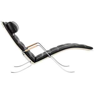 Sillón Chaise Longue de Estilo Moderno de Mediados de Siglo, Piel Sintética FK87, Silla Grasshopper, Silla de Descanso con Brazos, Ecológica, para Sala de Estar o Dormitorio - Product Image 6