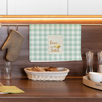 Asciugamano da Cucina in Microfibra Personalizzato, Riutilizzabile, Decorativo a Quadretti, Divertente per Bar e Regali di Inaugurazione Casa