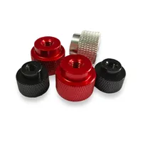 Écrou moleté en aluminium M5 M6 M8 pour fixation à main, écrou de blocage pour structure aéronautique en alliage d'aluminium, écrou de serrage manuel, raccord générique