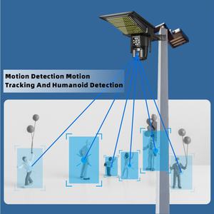 Câmera Solar V380 Pro Ai com Iluminação 2 em 1, Luzes de Inundação LED Solar com Câmera de Vigilância Externa 4G - Product Image 5