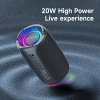Đèn LED RGB di động Zealot S61 10W không dây, loa 5.2, chống nước IPX5, pin 4400mAh, dùng cho ngoài trời và máy tính