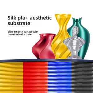 <span class=keywords><strong>SUNLU</strong></span> Soie <span class=keywords><strong>PLA</strong></span> + Imprimante 3D <span class=keywords><strong>Filament</strong></span> 1.75mm Brillant Coloré <span class=keywords><strong>PLA</strong></span> Plus Soie Texture pour Bambu Lab FDM Imprimantes 3D Bobine 1kg - Product Image 2