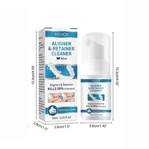 โฟมทำความสะอาดวัสดุเกรดอาหาร รสชาติมิ้นท์ สำหรับใช้กับ Cleartray/Aligner ฆ่าเชื้อแบคทีเรีย ฟอกฟันขาว ลดกลิ่นปาก ใช้ในบ้าน - Product Image 2
