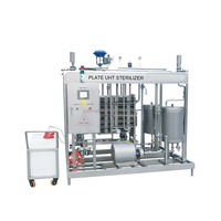 Stérilisateur pasteurisateur à grande vitesse à l'échelle de laboratoire avec pompe à composants centraux pour la purée de fruits liquide aux œufs et l'eau de coco