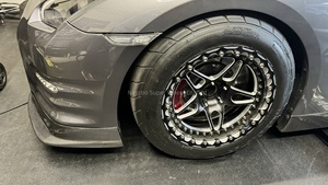 Jantes forgées Beadlock pour course de dragster, 17x10 18x9, en aluminium 6061-T6, jantes tout-terrain pour Mustang, Camaro, GT-R, 350Z, Nissan - Product Image 4