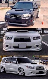 Kit de Carrocería Estilo AR para <span class=keywords><strong>Subaru</strong></span> <span class=keywords><strong>Forester</strong></span> 2006-2008 - Labio Delantero/Faldones Laterales/Alerón - Product Image 1