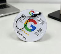 Tarjeta Mini Etiqueta RFID NFC Inteligente Personalizada a Prueba de Agua con Resina Epoxi para Membresías Empresariales y Uso en Hoteles