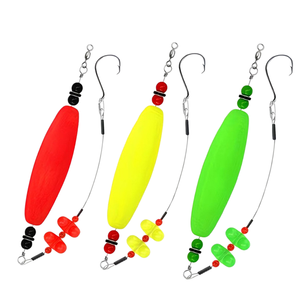 Ensemble <span class=keywords><strong>de</strong></span> pêche flottant pour poisson-chat <span class=keywords><strong>de</strong></span> style europé<span class=keywords><strong>en</strong></span>, avec double perle, hameçon rond et flotteur cigare, pour la pêche <span class=keywords><strong>en</strong></span> rivière et <span class=keywords><strong>en</strong></span> lac - Product Image 1