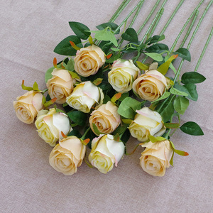 Roses artificielles bulgares à tige unique en gros, fleurs artificielles élégantes pour la photographie, la décoration de la maison et des magasins - Product Image 3