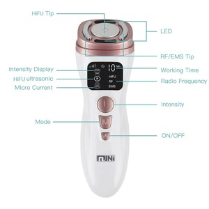 Dispositivo Portatile per la Cura del Viso con Vibrazione, Rinfrescante per Rassodamento della Pelle, Lifting Facciale, Stimolazione del Collagene ed Elasticità della Pelle - Product Image 6