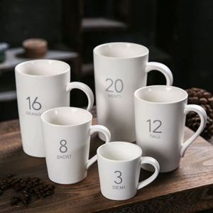 Tasses à café personnalisables avec impression de logo, tailles 3oz, 8oz, 12oz, 16oz, 20oz, en céramique, lavables au lave-vaisselle, cadeau promotionnel - Product Image 4