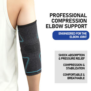 Manica di Compressione per Gomito in Maglia con Logo Personalizzato, Supporto per Braccio ad Alta Elasticità per Recupero Sportivo - Product Image 2