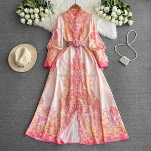 European and American women's summer new clothing dresses, party floral fashion women's clothing wholesale, women's dresses
