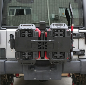 Hayon en acier au manganèse noir mat intégré MOLLE tout-terrain compatible BYD Leopard 5 Vente en gros d'usine - Product Image 2