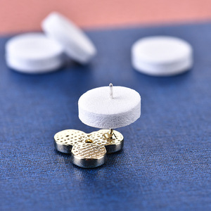 Round <b>Foam</b> <b>Pads</b> For Earring Clips Jewelry Packaging Anti Puncture Protection 5000 Pieces Per Pack Plastic Resin Material - Product Image 4