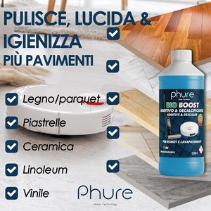 Phure Bio Boost Additif et Détartrant 500ml pour Robots Laveurs de Sols - Product Image 5