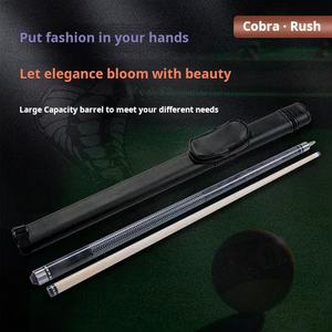 Ingrid alta calidad chino Pool Cue Snooker negro ocho o nueve taco con 1/2 cabeza pequeña mediana grande que incluye bolsa para taco - Product Image 3