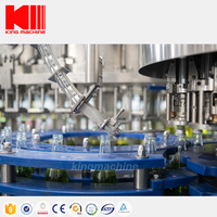 Ligne automatique de machine de remplissage de liquide de A à Z ligne de remplissage de bouteilles de vodka ligne de production de vin de raisin