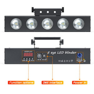 Chuyên nghiệp ánh sáng sân khấu 5 mắt 5*12W COB 4in1 RGBW Đèn cho KTV Bar Disco ma trận đèn LED Tường máy giặt đèn - Product Image 2
