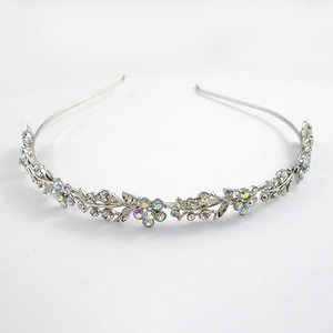 Diadema de perlas de estilo europeo y americano, moda de lujo ligero para mujer, con pedrería de alta gama, estilo princesa. - Product Image 3