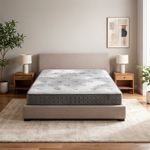 Matelas hybride à ressorts ensachés avec couche de mousse haute résilience et housse en tissu respirant pour hôtels et usage domestique - Prix - Product Image 1