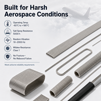 Maille de cuivre ultra-fine anti-EMI tricotée, résistante à la corrosion, à mailles carrées, étamée, pour blindage CCS, boîtier d'avionique et antenne