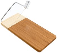 Trancheuse à fromage en bois d'acacia, planche à servir, trancheuse à aliments mous, planche à découper artisanale, coupe-beurre avec 4 fils de coupe de rechange