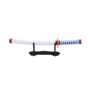 Nouvelles ventes Mini démon tueur Kanroji <span class=keywords><strong>Mitsuri</strong></span> en bois bambou Anime épée jouet épées Livré avec une épée puante - Product Image 4