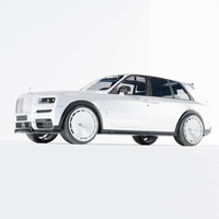 Kit carrosserie en fibre de carbone sèche Omcar pour Rolls Royce Cullinan 2018-2019, séparateur de pare-chocs avant avec garantie d'un an