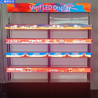 Pushunled Ultra Mince Étagère Numérique Led Écran Signe P1.5 Gob Ultra Large Moniteur Écran Pour Supermarché Étagère