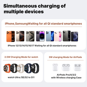 Cargador Inalámbrico 4 en 1, Estación de <span class=keywords><strong>Carga</strong></span> Rápida para Apple Watch, iPhone 17/16/15/14/13/12, <span class=keywords><strong>Airpods</strong></span> <span class=keywords><strong>con</strong></span> Luz Nocturna - Product Image 6