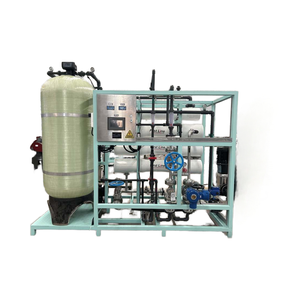 Pequeño 250L/H SWRO Desalinizador <span class=keywords><strong>de</strong></span> <span class=keywords><strong>agua</strong></span> <span class=keywords><strong>de</strong></span> <span class=keywords><strong>mar</strong></span> 1000L Maquinaria <span class=keywords><strong>de</strong></span> tratamiento <span class=keywords><strong>de</strong></span> <span class=keywords><strong>agua</strong></span> con componentes <span class=keywords><strong>de</strong></span> filtro <span class=keywords><strong>de</strong></span> núcleo FRP que incluyen bomba Motor PLC - Product Image 2