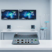 Mini PC Industrial Integrado sin Ventilador con Módulo 4G/5G y WIFI para Equipos Médicos
