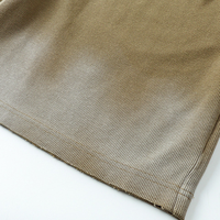 Pantalones Cortos YKH de Alta Calidad, 325 g/m², Personalizables, Estilo Vintage, Cintura Elástica, Lavado Ácido, para Hombre