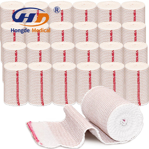 Nhà Máy Trực Tiếp Y Tế Cao Su Miễn Phí Màu Da Bông Cao Đàn Hồi Tổ Ong Băng Với Với Móc Và Vòng Lặp Đóng Cửa - Product Image 4