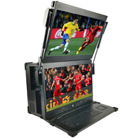 ZJC Ordinateur industriel à double écran de 8 pouces avec boîtier robuste Portable et robuste en stock