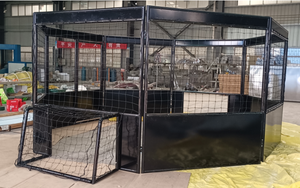 Équipement sportif LDK, cage <span class=keywords><strong>de</strong></span> panna miniature professionnelle et sécurisée pour l'extérieur, gazon artificiel, terrains <span class=keywords><strong>de</strong></span> football <span class=keywords><strong>de</strong></span> rue - Product Image 3