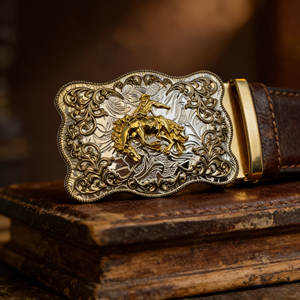 Fibbia per Cintura da Cowboy in Lega di Zinco Personalizzata con Design 3D a Cavallo, Fibbia in Metallo per Uomo e Donna, Vendita all'Ingrosso dal Produttore - Product Image 1