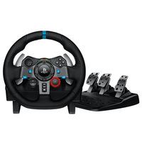 Volante de Carreras Original Logitech G29 con Palanca de Cambios, Joystick con Force Feedback para Conducción Artificial, Controlador de Juegos para PS4/5 y PC