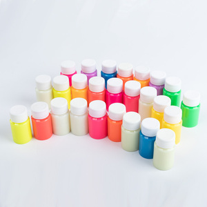 Nouvelle peinture <span class=keywords><strong>par</strong></span> numéros peinture lumineuse <span class=keywords><strong>Art</strong></span> peinture à l'huile numéros Kit couleur brillante Pigment 30g peintures acryliques écologiques sûres - Product Image 2