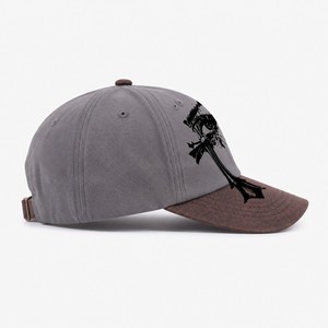 Gorra de Béisbol T&L con Logotipo Personalizado, de Sarga de Gamuza Sintética, 6 Paneles, Frente Curvo, Efecto Desgastado, con Impresión en Foil, Ajustable, Unisex - Product Image 3