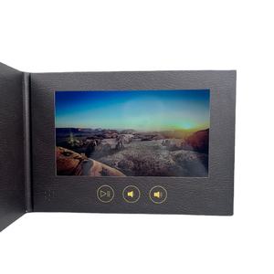 Brochure vidéo lcd 10 pouces <span class=keywords><strong>anniversaire</strong></span> souhaitant Noël dossier de carte d'invitation ma - Product Image 2