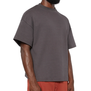 High Quality Puff Print Cotton Oversized <strong>T</strong>-<strong>shirt</strong> Vintage Drop Shoulder Luxury Heavy Weight Custom <strong>Boxy</strong> Cropped <strong>T</strong> <strong>Shirt</strong> Men - Product Image 3