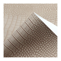 Simili cuir de crocodile gaufré 1,3 mm en vinyle PVC pour ameublement, canapés, sacs et sacs à main