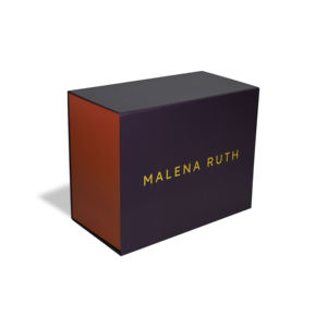 Boîte rectangulaire rigide Malena Ruth avec logo en estampage à chaud pour usage cosmétique - Product Image 5