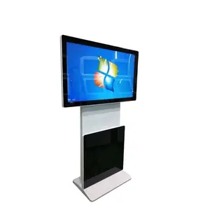 55 inch LCD HD hiển thị Android tương tác máy tính bảng màn hình cảm ứng Video signage kiosk với tầng đứng kiosk Wifi