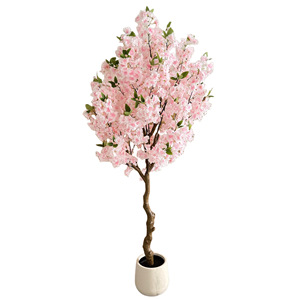 Albero Artificiale <span class=keywords><strong>di</strong></span> Ciliegio e <span class=keywords><strong>Prugnolo</strong></span> per Decorazioni Paesaggistiche <span class=keywords><strong>di</strong></span> Matrimoni, <span class=keywords><strong>Fiori</strong></span> Artificiali - Product Image 4