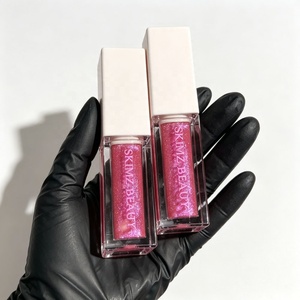 Private Label Liquid Vegan <b>Glitter</b> Lip Gloss High Shine Shimmer Holographic Custom Logo Makeup - Product Image 6
